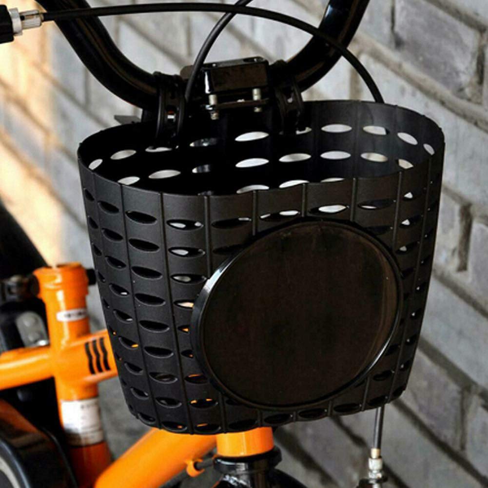 Amazon | キッズバイクバスケット、8.3x4.7x5.5in 厚くする黒自転車前